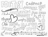 Poetry coloring Sheet For Literary Devices  Middle School Language sketch template