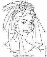 Wedding Bride Coloring Pages sketch template