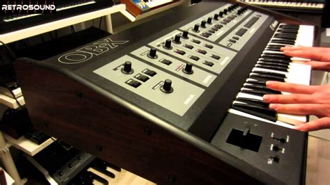 Oberheim OB-X Classic Analog Synthesizer Sounds (1979) - YouTube