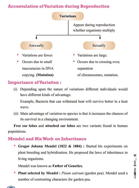 Class 10 Science Heredity and Evolution Notes – All Important Notes