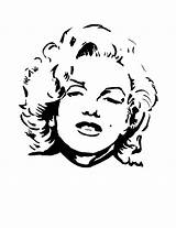 Marilyn Monroe Coloring Pages Free sketch template