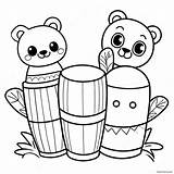 Cute Animal Quiver Coloring Page 32853 26464 sketch template