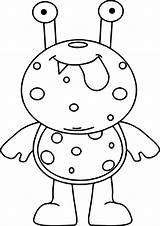 Free & Easy To Print Monster Coloring Pages  Tulamama sketch template