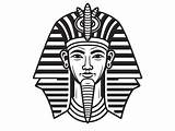 Egyptian Pharaoh Coloring  Page sketch template