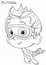 Bubble Guppies Coloring Pages sketch template