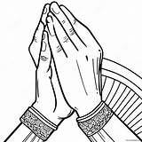 Praying Hands Coloring Page 55373 43817 sketch template