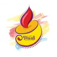 Happy Diwali Greeting Design Template with Creative Lamp Illustration - Photo #907 - Vector ...