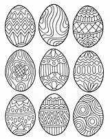 Easter Egg Coloring Contest Pages sketch template
