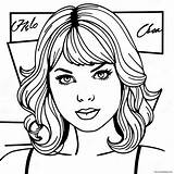 Taylor Swift Album Cover Coloring Page 22052 17414 sketch template