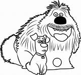 The Secret Life Of Pets Coloring Pages  Best For Kids sketch template