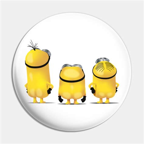 Minions - Kevin, Bob, & Stuart - Minions - Pin | TeePublic