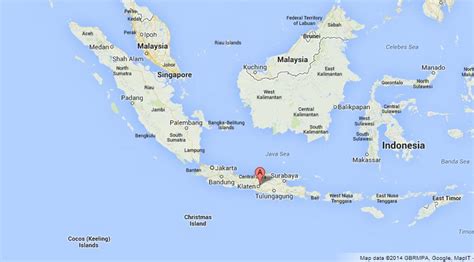 Java on Map of Indonesia