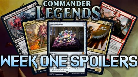 Commander Legends Week One Spoiler Review | Which Cards are Most Exciting? - YouTube