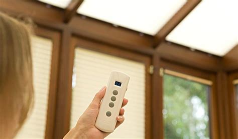 Remote control blinds - Electric blinds - Conservatory Blinds Ltd