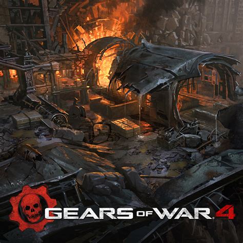 ArtStation - Gears of War 4 Multiplayer - MP_Impact Concept art