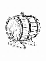 Barrel Coloring Pages sketch template