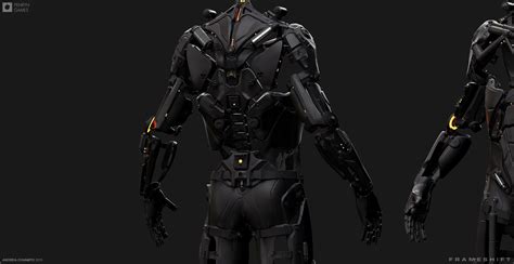 Andrea Chiampo - Exoskeleton Concept Design - FRAMESHIFT GAME CONCEPT ART