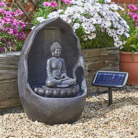 Water Feature Buddha Hybrid Power - Knights Garden Centres