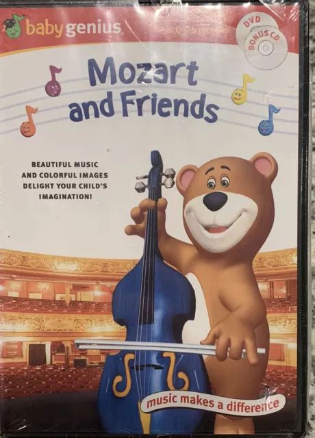 BABY GENIUS - Mozart and Friends (DVD, 2004) Oboe, Frankie, Tempo, DJ ...