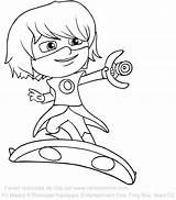 Desenho de Garota Lunar Dos PJ Masks Para Colorir sketch template
