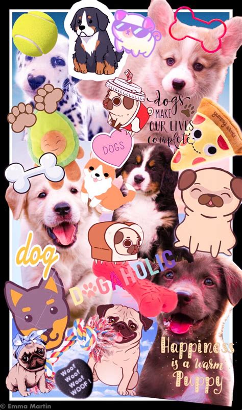 Dog dog , collage by Emma, puppy collages HD phone wallpaper | Pxfuel