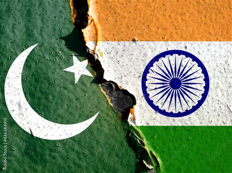 Indian flag and Pakistan flag Stock Photo | Adobe Stock