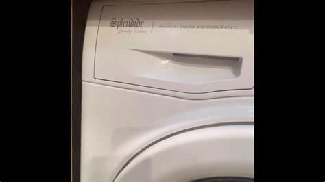 Splendide combo washer/dryer WDV2200XCD - YouTube