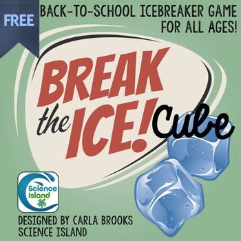 Break the Ice CUBE Game: Back-to-School Icebreaker by Science Island