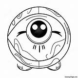 Cute Smiling Eyeball Coloring Page  Pagescom sketch template