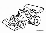 Race Car Coloring Pages sketch template
