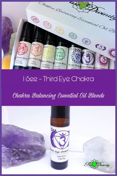 Chakra Balancing Essential Oil Blends - Third Eye Chakra #organic #essentialoils # ...