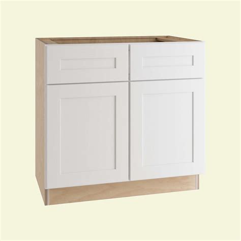 Home Decorators Collection Newport Assembled 33 in. x 34.5 in. x 24 in. Base Kitchen Cabinet ...