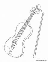 Violin coloring page  Download Free For Kids sketch template