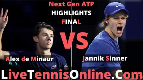 Alex de Minaur Vs Jannik Sinner Highlights 2019 | Next Gen ATP Final