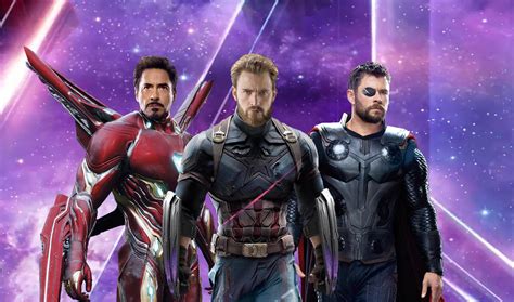 Iron Man Captain America Thor In Avengers Infinity War Poster Wallpaper ...