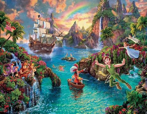 DISNEY THOMAS KINKADE 4-IN-1 500 Piece Jigsaw Puzzle Multi Pack