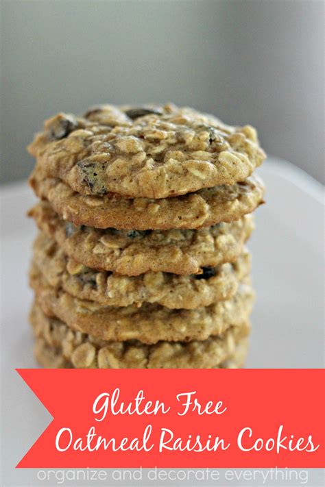 Gluten Free Oatmeal Raisin Cookies - Organize and Decorate Everything