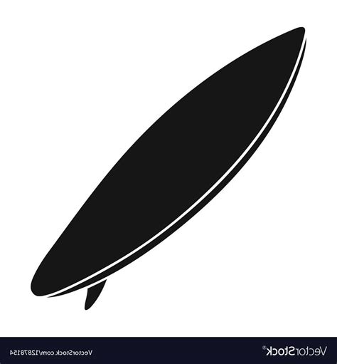 Surfboard Silhouette Vector at Vectorified.com | Collection of ...