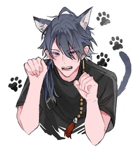 ちゃづ (@ir7771029) on X | Cute anime cat, Anime cat boy, Cute anime boy