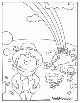Free LEPRECHAUN Coloring Pages For Download Printable PDF sketch template