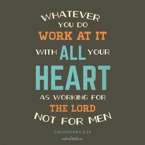 Pin by Maria Revollo-Armenta on Desk | Verses about work, Work for the lord, Bible quotes