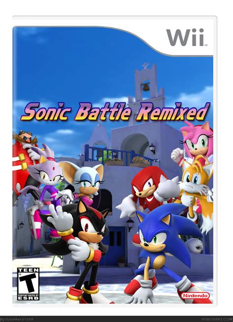 Viewing full size Sonic Battle: Remixed box cover