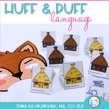 Huff and Puff Language: Three Little Pigs Activity by Jenna Rayburn Kirk