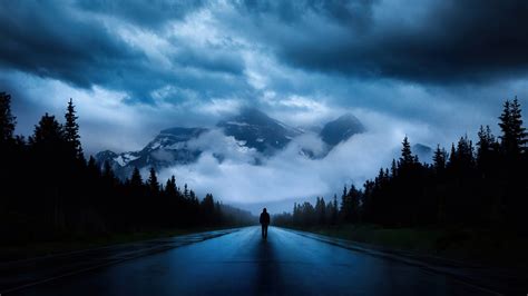 2048x1152 Walking Alone Road 4k Wallpaper,2048x1152 Resolution HD 4k Wallpapers,Images ...