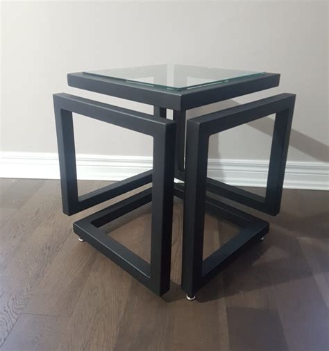 Infinity Cube Table - Everything Metal and Wood