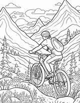 Mountain Biking Coloring Pages Printable For Free Download sketch template