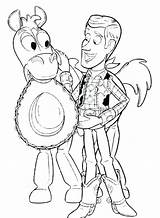 Woody Coloring Toy Story Pages Printable Kids Drawing Buzz Para  sketch template