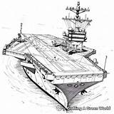 Aircraft Carrier Coloring Pages  Free & Printable sketch template