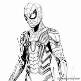 Iron Spider Coloring Pages  Free & Printable sketch template