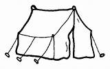 Tent Coloring Pages sketch template